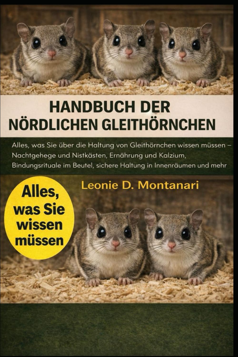 HANDBUCH DER NÖRDLICHEN GLEITHÖRNCHEN: Alles, was Sie über die Haltung von Gleithörnchen wissen müssen – Nachtgehege und Nistkästen, Ernährung und ... sichere Haltung in Innenräumen und mehr