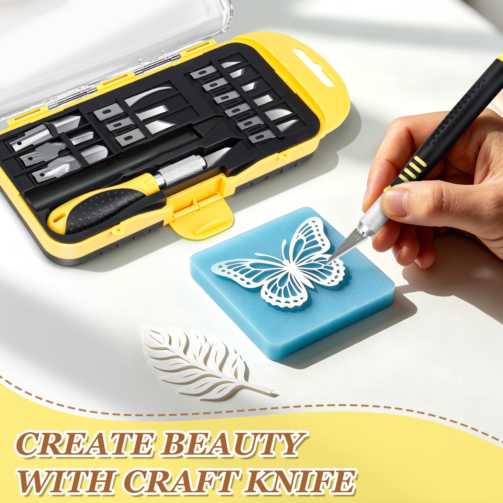 Sepnakgee Exacto Knife Set - 16 PCS Crafting Kit -6