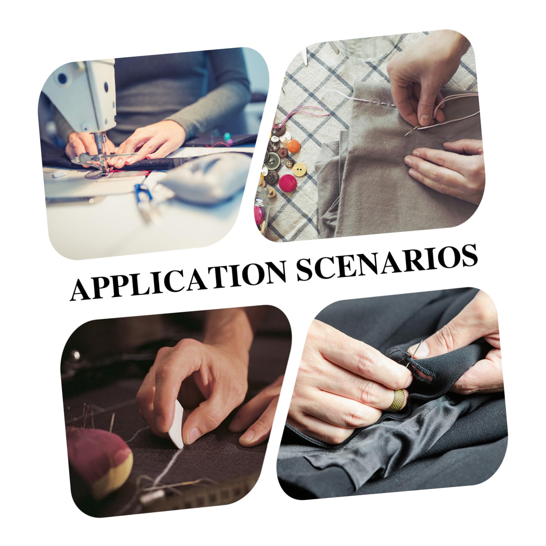 NUOBESTY Strumenti Per Cucire Aghi e Filo Kit Di Aghi Da Cucito Confezione Di Filo Per Ago Pratico Kit Di Accessori Per Cucire Fai Da Te