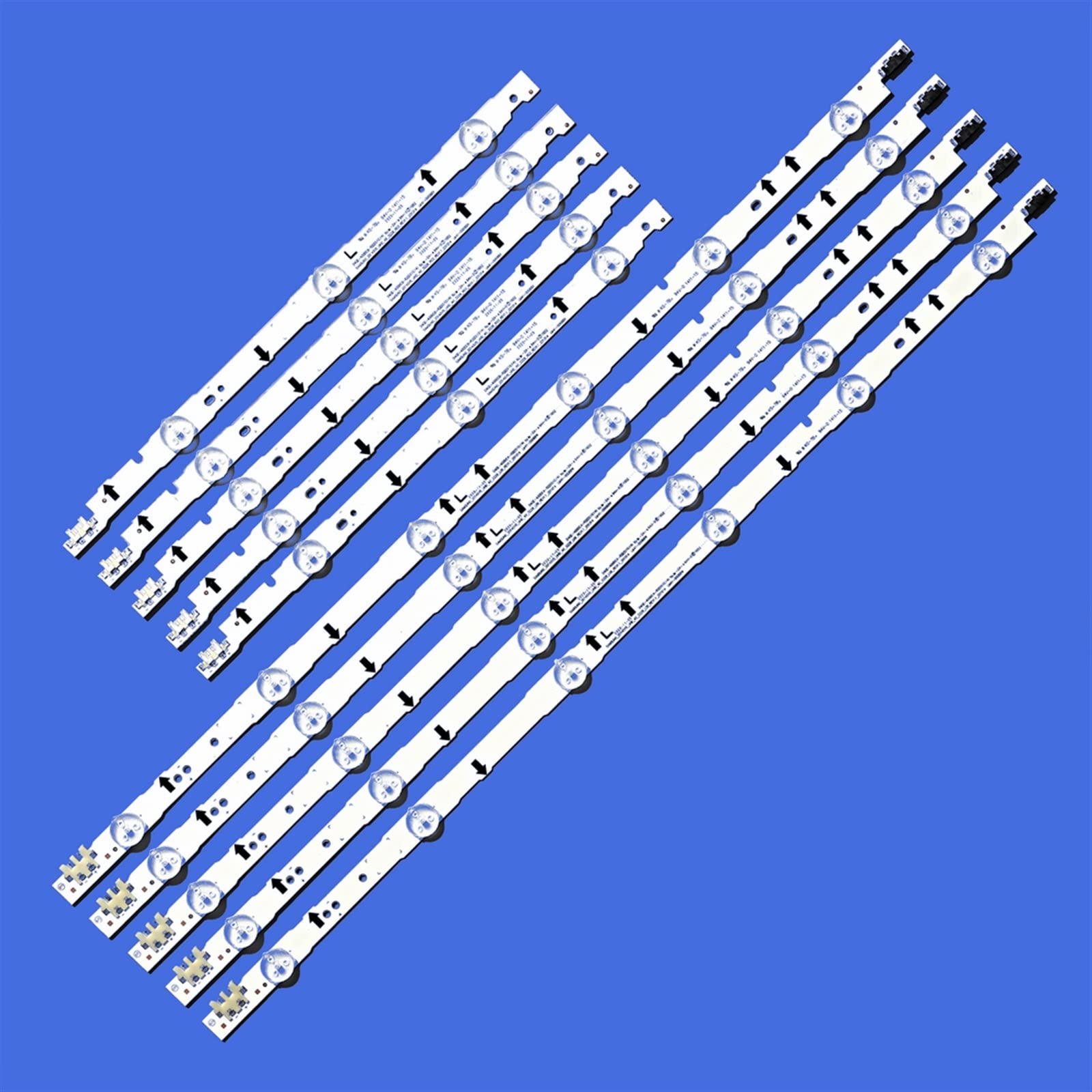 Kit Tiras LED for Retroiluminación Compatible for Samsung UE40H6400AW UE40H6600 UE40H6500S UE40H7000SL UE40J6240AK UE40J6200AW UE40H5000AK UE40J5100