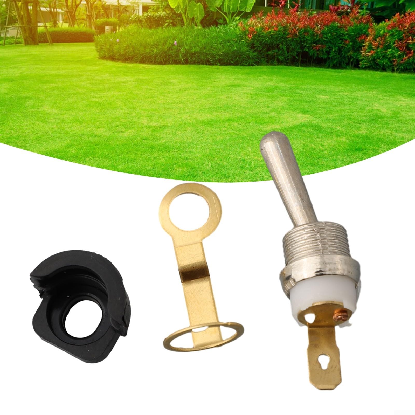 Kit interruttore on/off per motosega con boccola adatto per modelli cinesi 4500 5200 5800, sostituzione diretta per manutenzione utensili elettrici