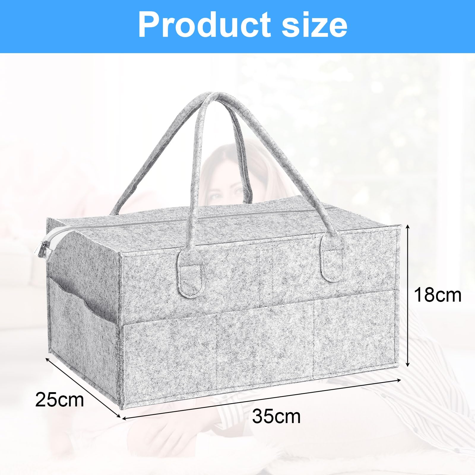 Organizer In Feltro Multiuso - Per Auto, Casa O Viaggi