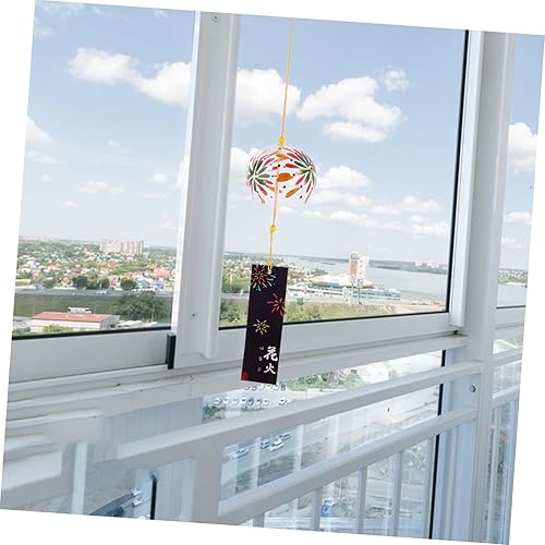 Miniatura 7 de GANAZONO Goblincore Decoración de la habitación Decoración de verano para niñas, carillón de viento japonés, campanillas de viento de vidrio,