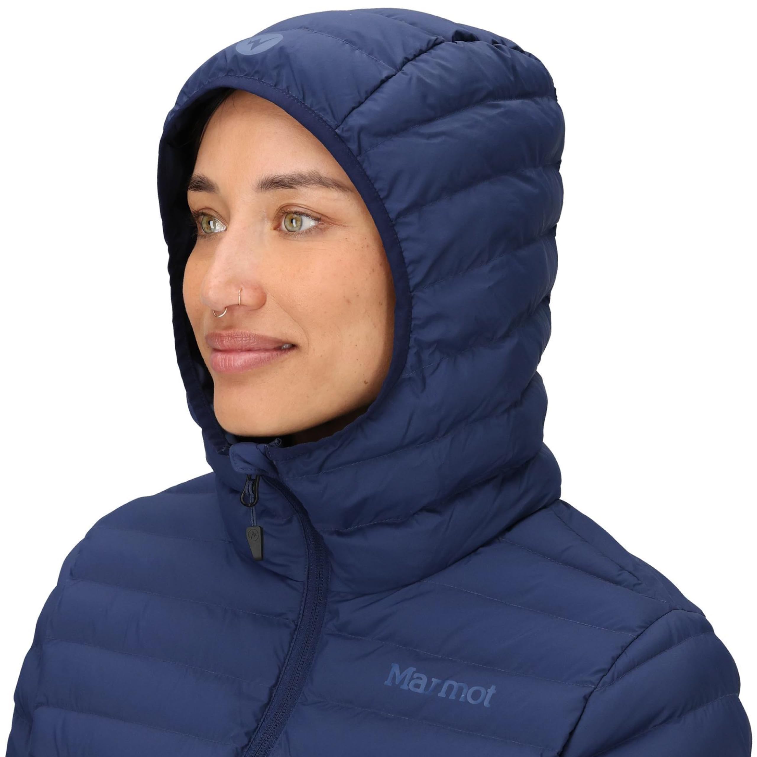 Marmot Damen Wm's Echo Featherless Hoody Ultra-leichte isolierte Winterjacke, warme Outdoorjacke mit Kapuze, wasserabweisende Steppjacke, winddichte Funktionsjacke, klein packbar (1er Pack)
