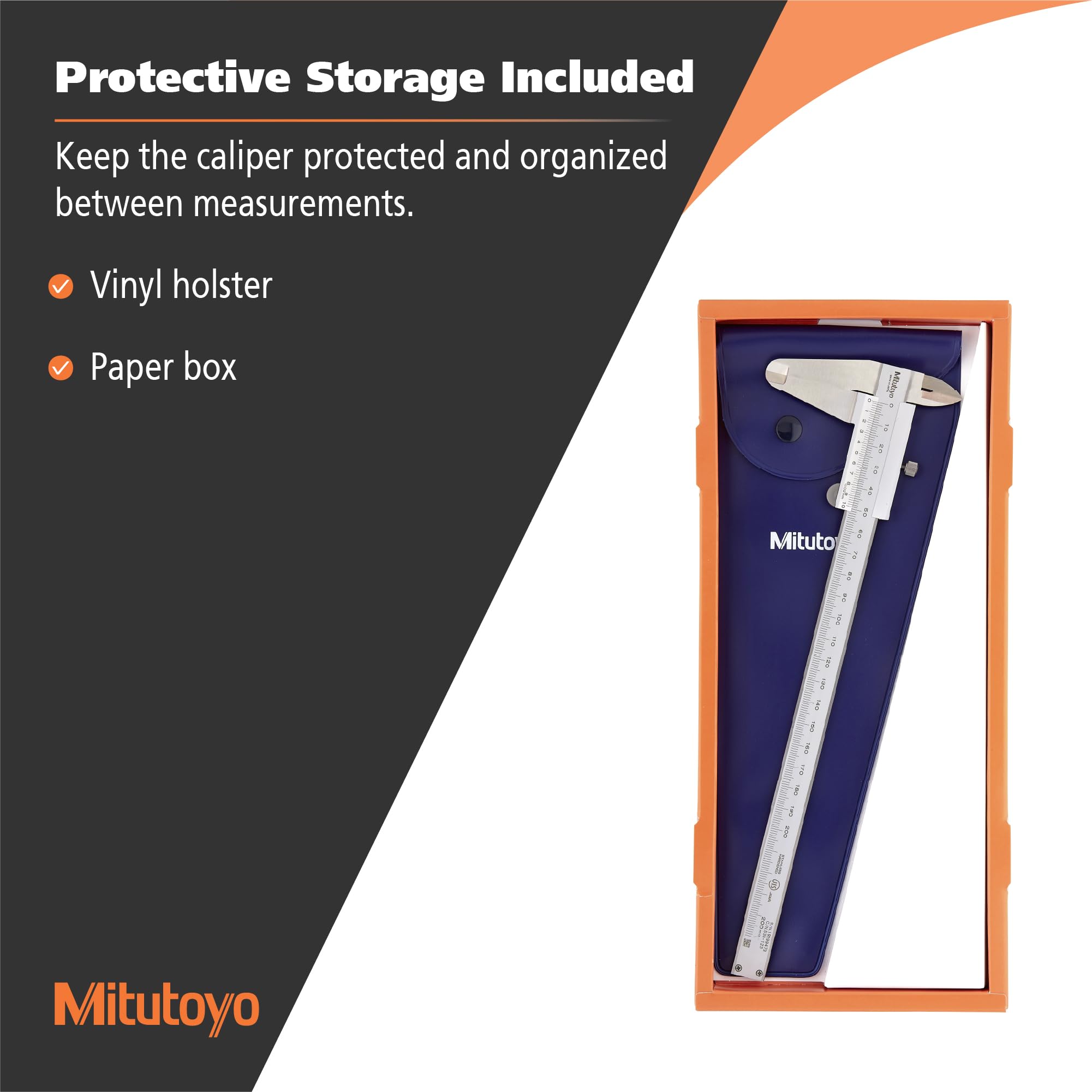 Mitutoyo 530-123 Suwmiarka z noniuszem, zakres 0 mm-200 mm, dokładność 0,03 mm