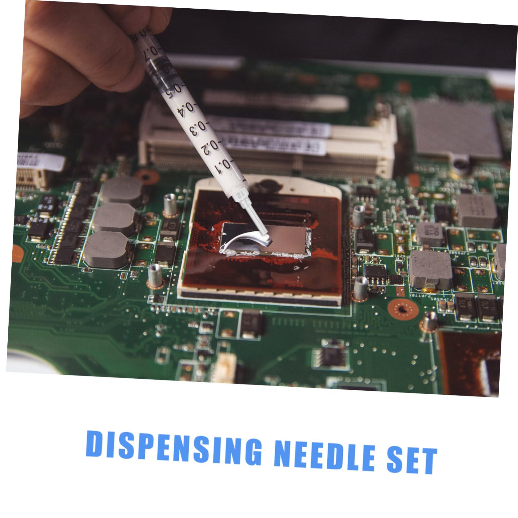 HEALEEP 12g Precision Tip Needles Set Stainless Steel Dispensing Needles for Glue Liquid Applicati