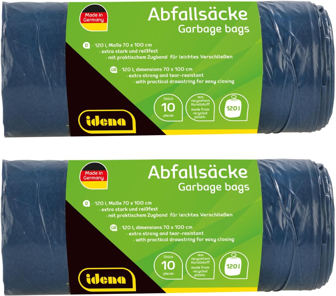 Idena 50056-5 Waste Bag Set, Plastic, Blue