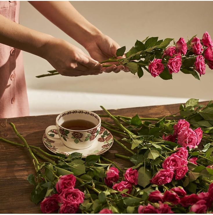 Bella Maison Rose 2'li Porselen Çay Fincanı Seti (270 cc)
