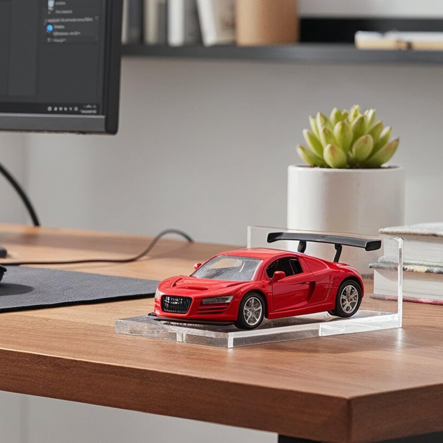 Amazon Brand – Metal Die Cast 1:37 AUD | Red | Collectible & Durable