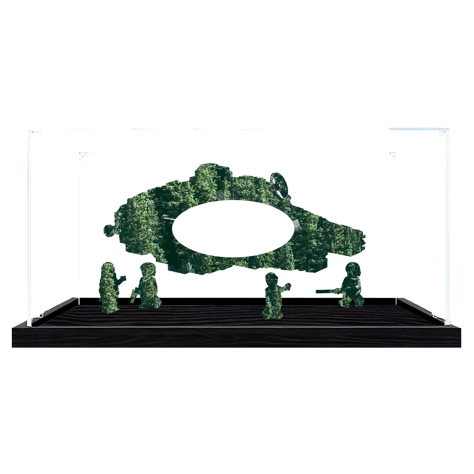 Ddxmml Black 2Mm Dustproof Display Case Compatible With Le-Go 75426 Sets (Black 2Mm)