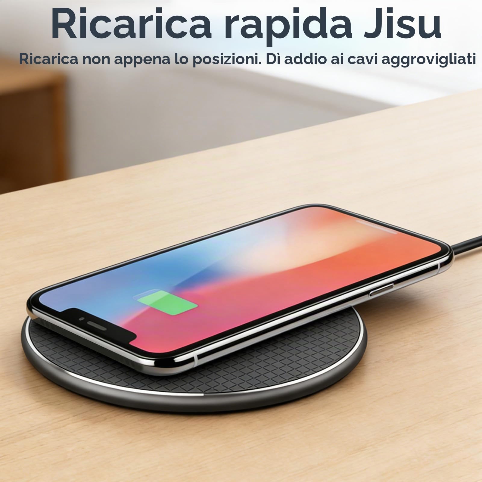 Caricatore Wireless 35W Ultra Veloce – Pack Da 2 Con Cavi USB-C – Compatibile Con IPhone 17/16/15/14/13/12 E Galaxy S25/S24/S23, Pixel 9/8 Pro - 3