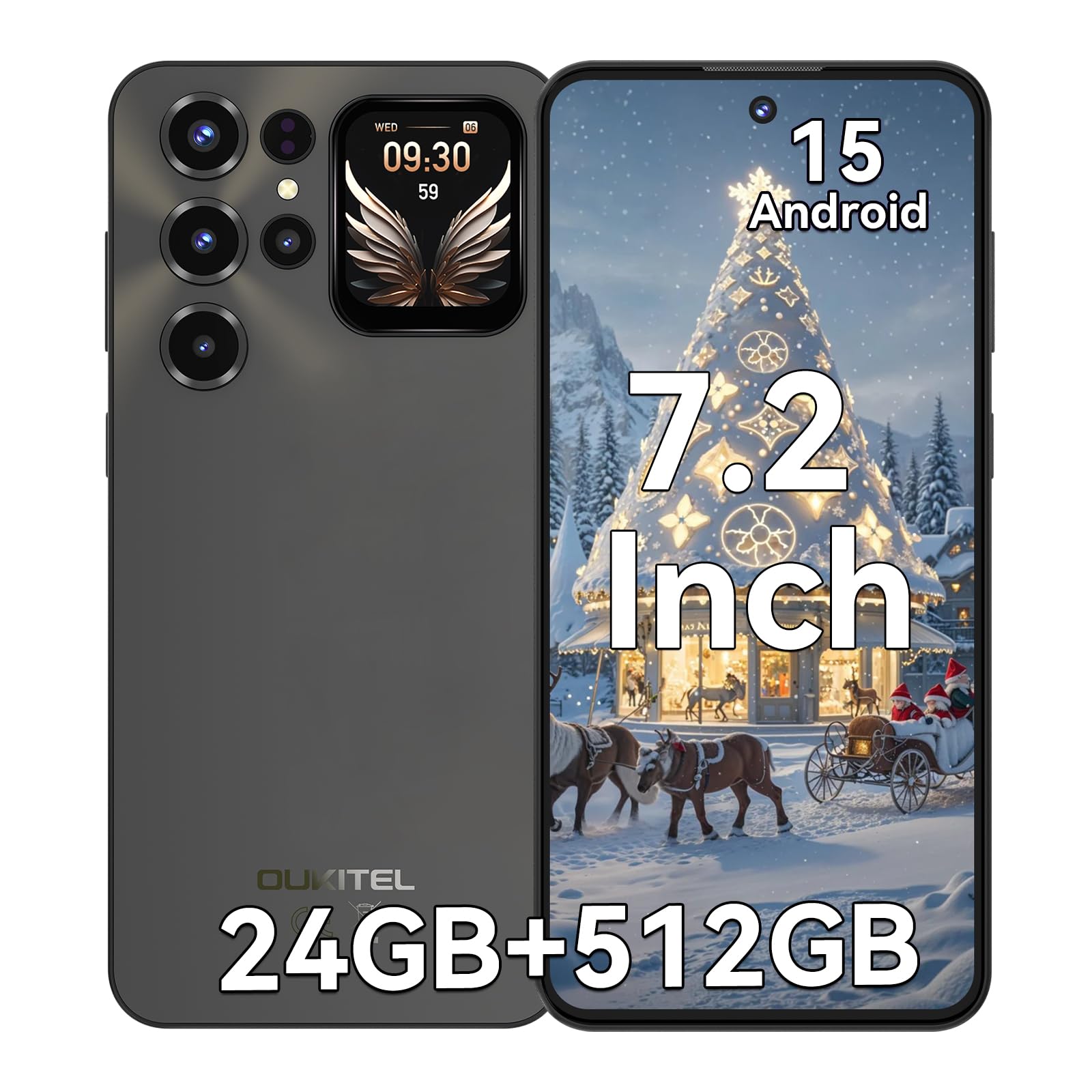 OUKITEL C68 Plus Smartphone 24GB + 512GB Telefono Movil 7.2