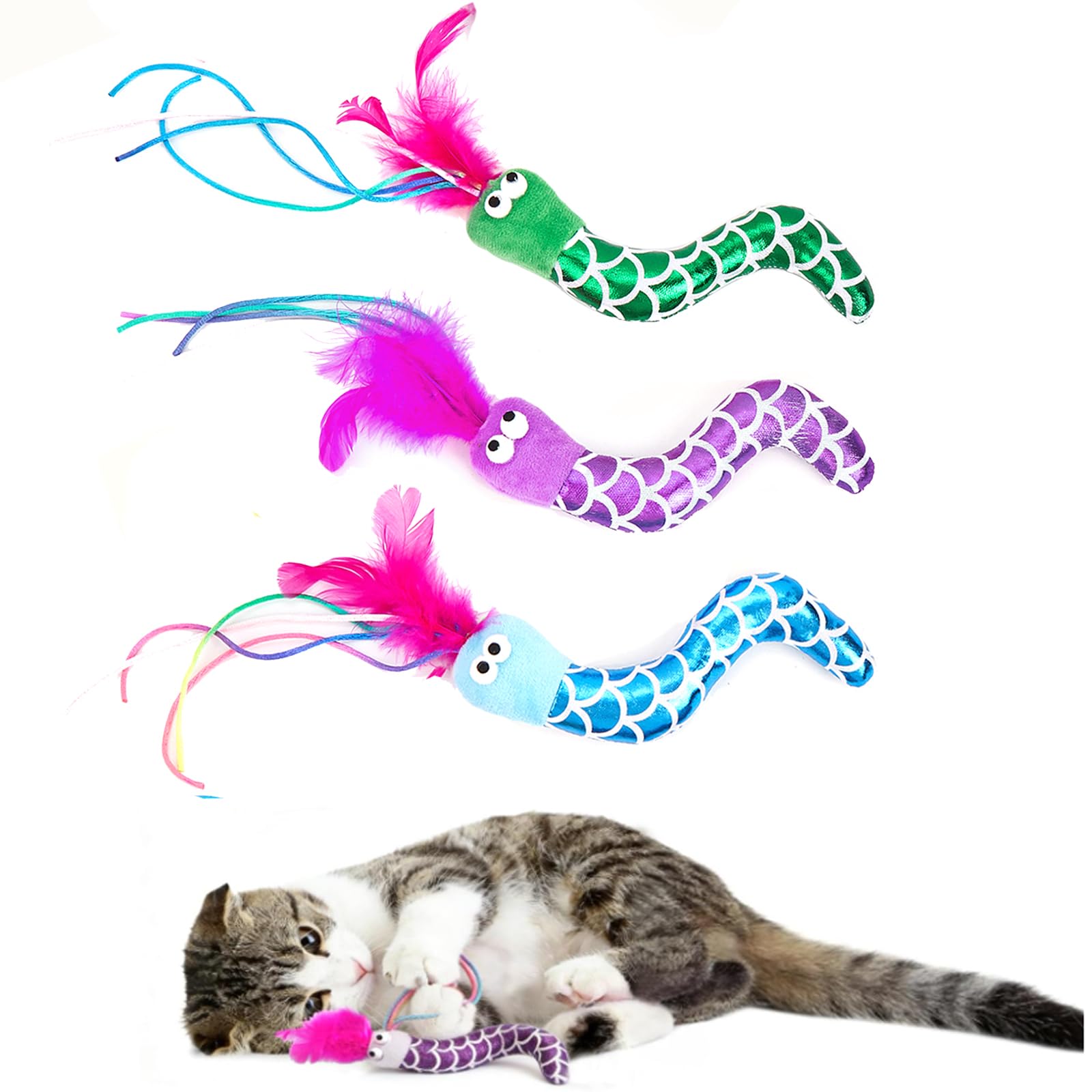 Juguetes de hierba gatera lpdrzka interactivos con catnip estimulante para mascotas