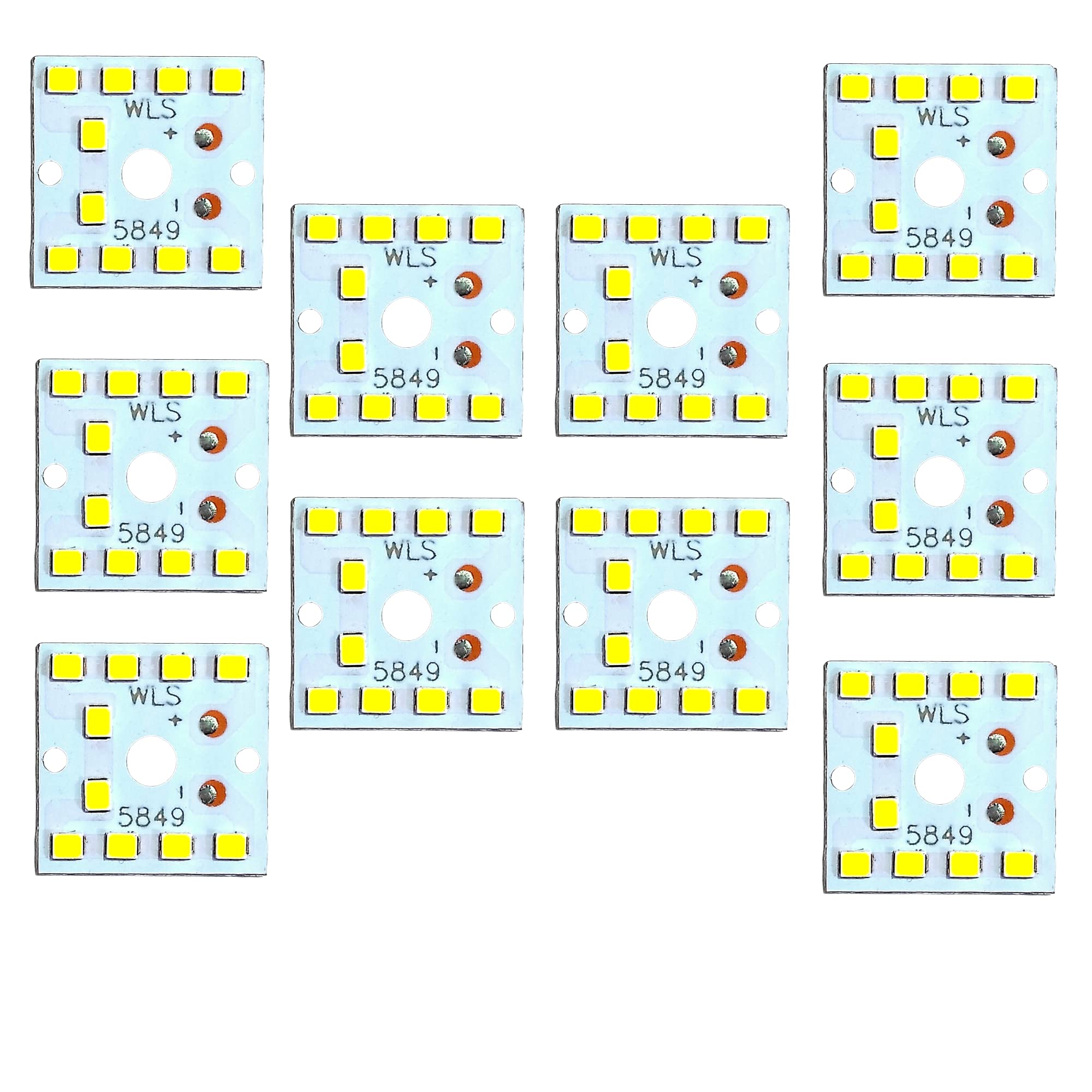 UNIVERSAL HUB 9W Mcpcb Led Bulb Raw Material White Color High Brightness PACK OF 10, B22D-image-24