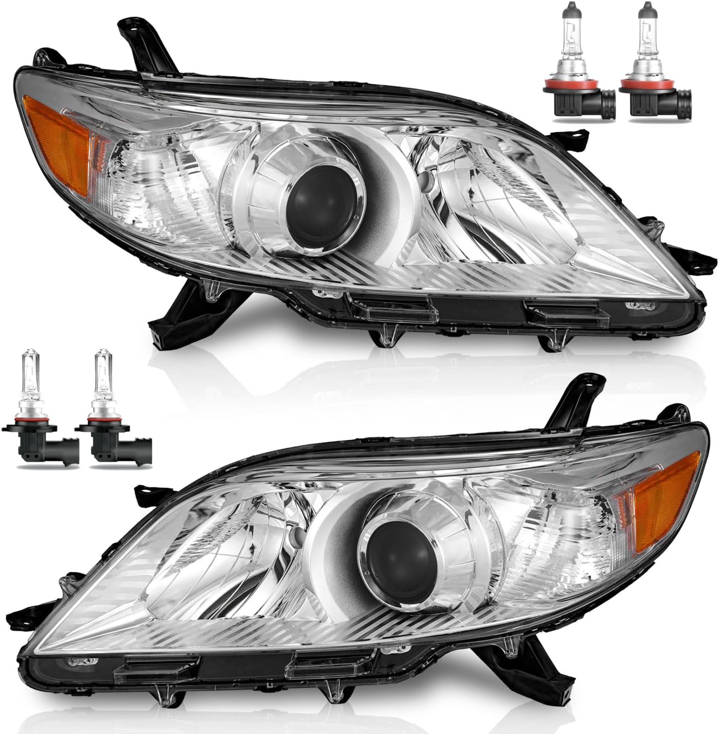 Amazon.com: WEELMOTO Headlights Assembly Compatible with 2011-2020 ...