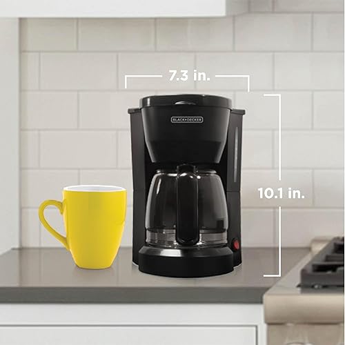 Miniatura 7 de BLACKDECKER CM0555B Cafetera 5 tazas Negro Negro