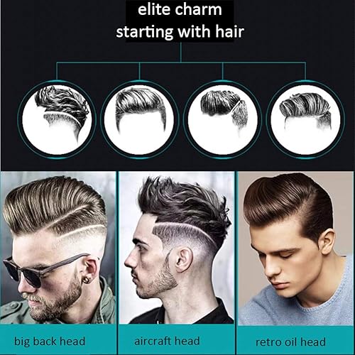 Miniatura 6 de Peine de peluquería profesional para peluquería, set de 5 unidades de peine profesional para el cabello, accesorio de estilo de peluquería retro