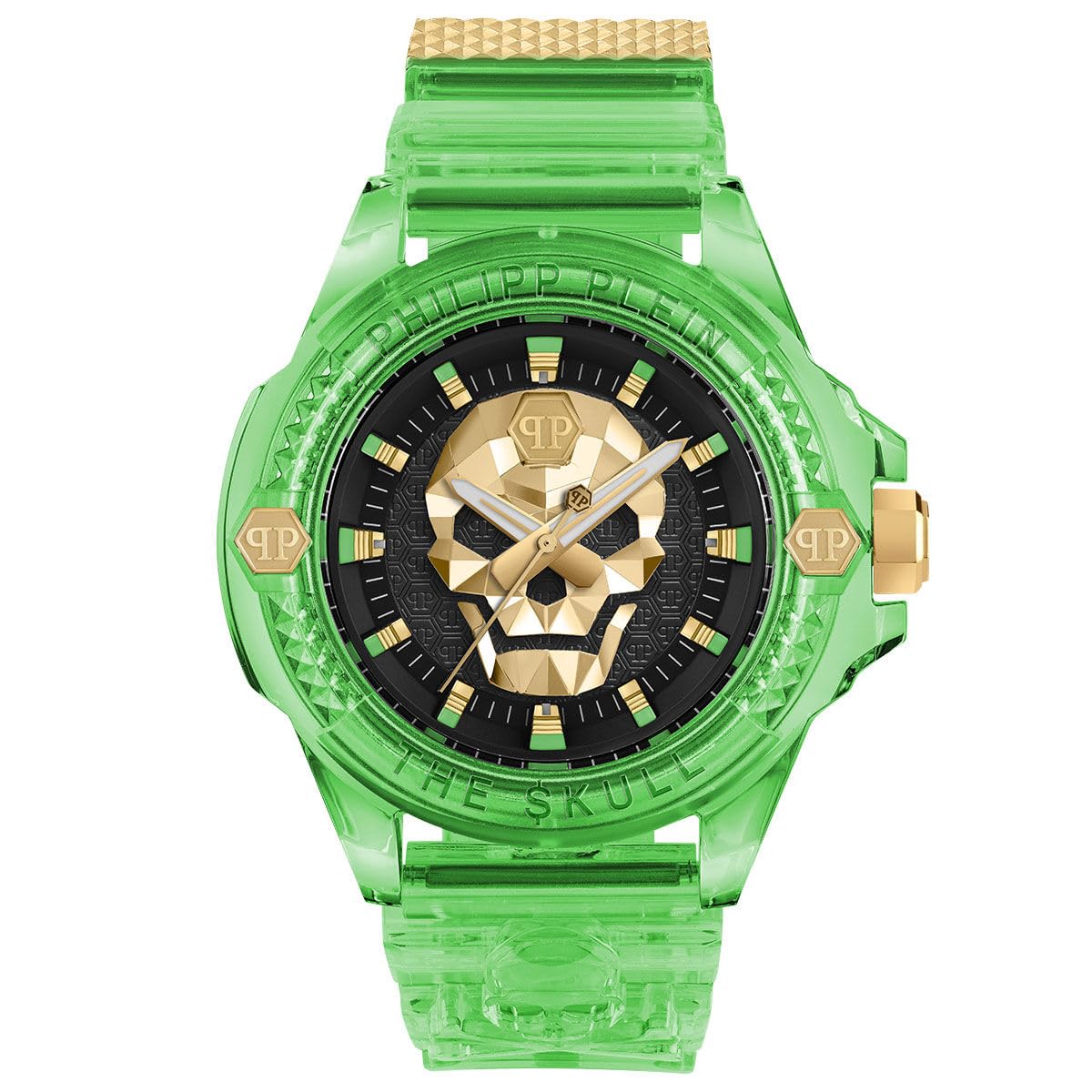 Philipp Plein $KULL Scuba DUBA Edition Orologio analogico al Quarzo Unisex in Silicone
