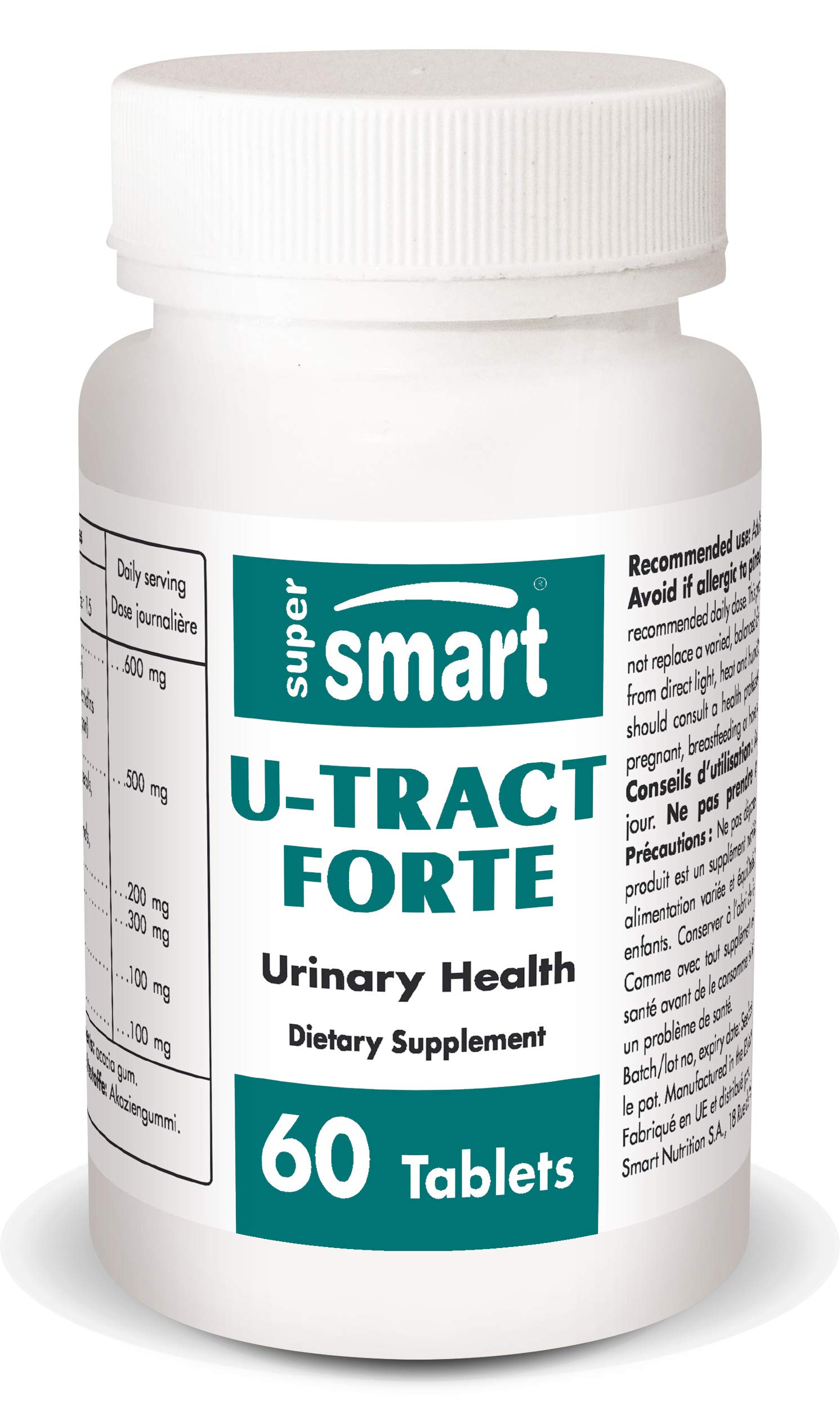 Buy Supersmart UTract Forte with DMannose & Bromelain Helps to