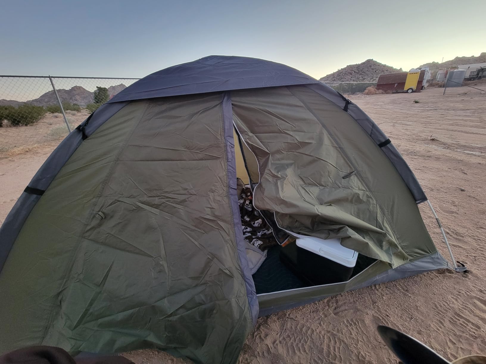 Night Cat Backpacking Tent for One 1 to 2 Persons Lightweight Waterproof Camping Hiking Tent for Adults Kids Scouts Easy Setup Single Layer 2.2x1.2m customer photo 4