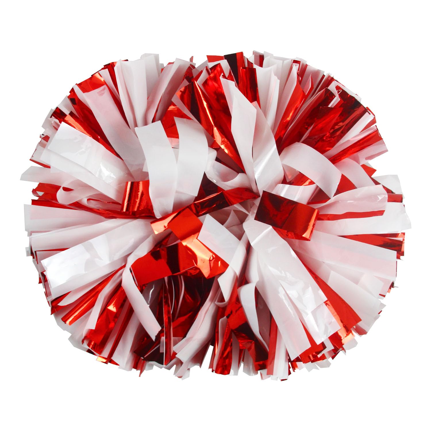 Hooshing 2PCS Red and White Pom Poms Cheerleading - team sports | Mubboo