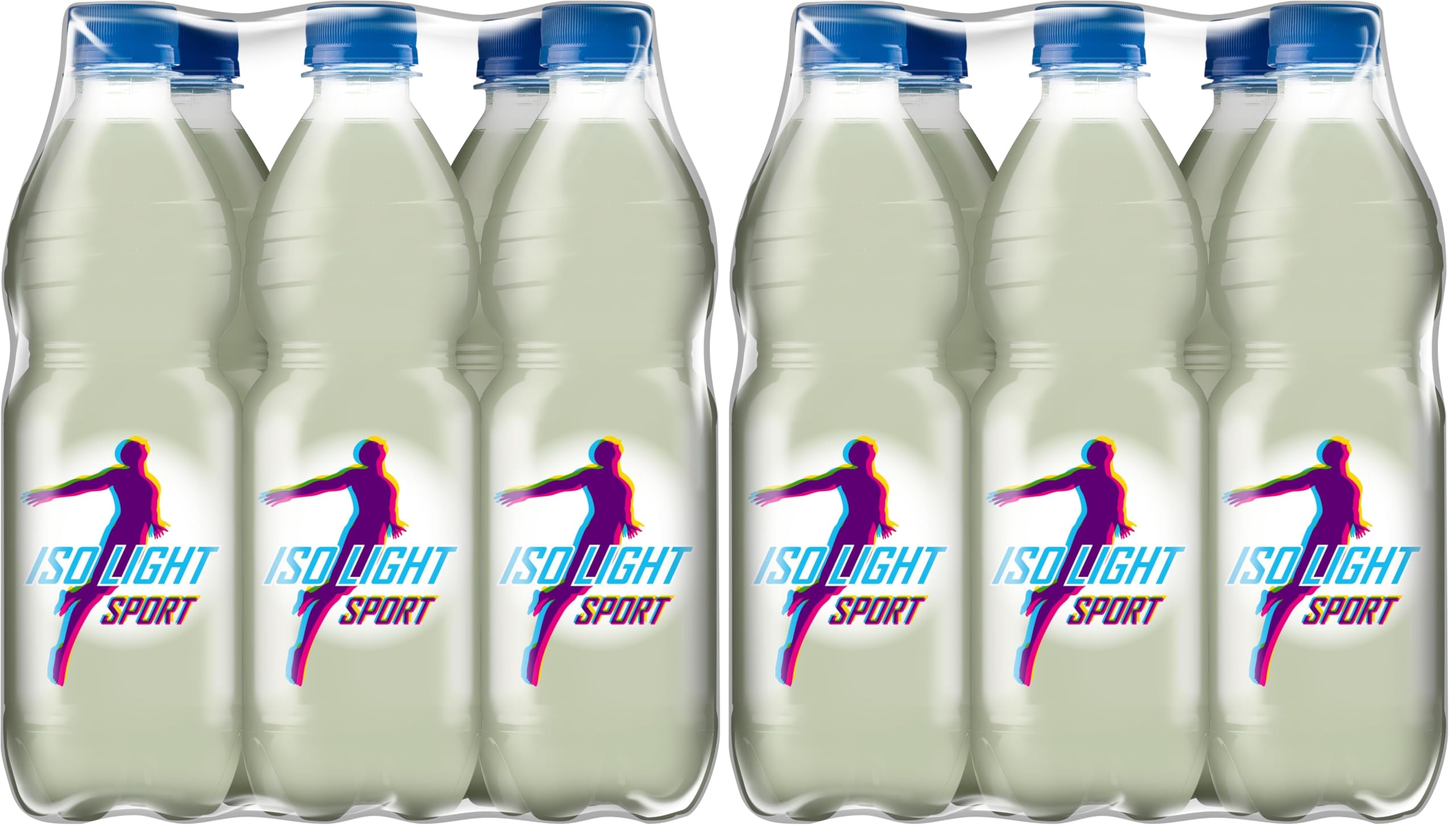 ISOLIGHT SPORT Isotonisches Sportgetränk Grapefruit mit Kohlensäure | 6 x 500 ml | Elektrolyte | Kalorienarm | Natürliche Energie für Sport & Fitness | PET inkl. 1,50 € Pfand (Packung mit 2)