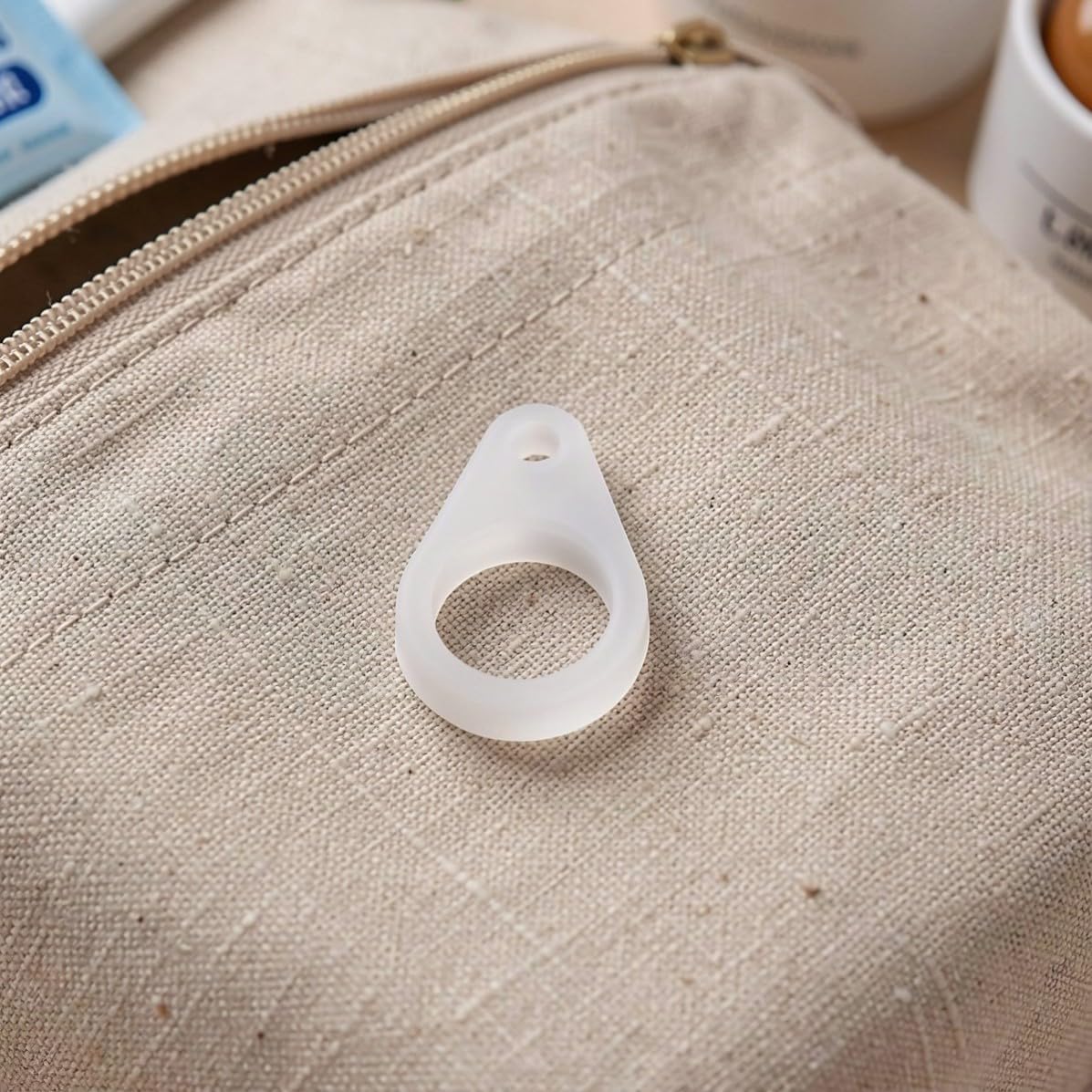 20pcs Silicone Hearing Aid Tether Rings for BTE Aids, Easy Fit