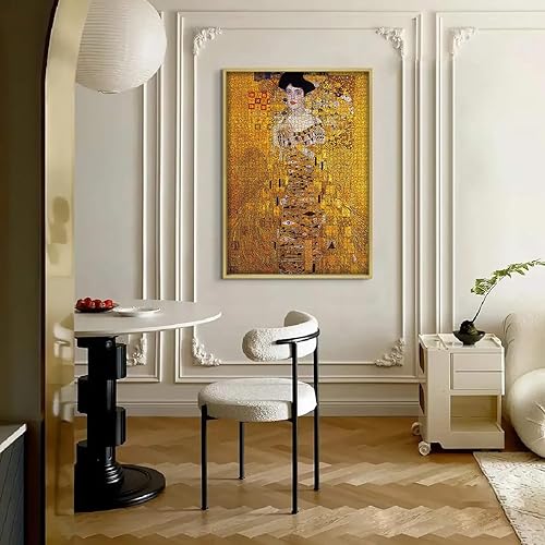 Miniatura 6 de MISITU Rompecabezas de 2000 piezas para adultos, retrato de Adele Bloch-Bauer Gustav Klimt, desafiante, difícil, rompecabezas de Navidad,