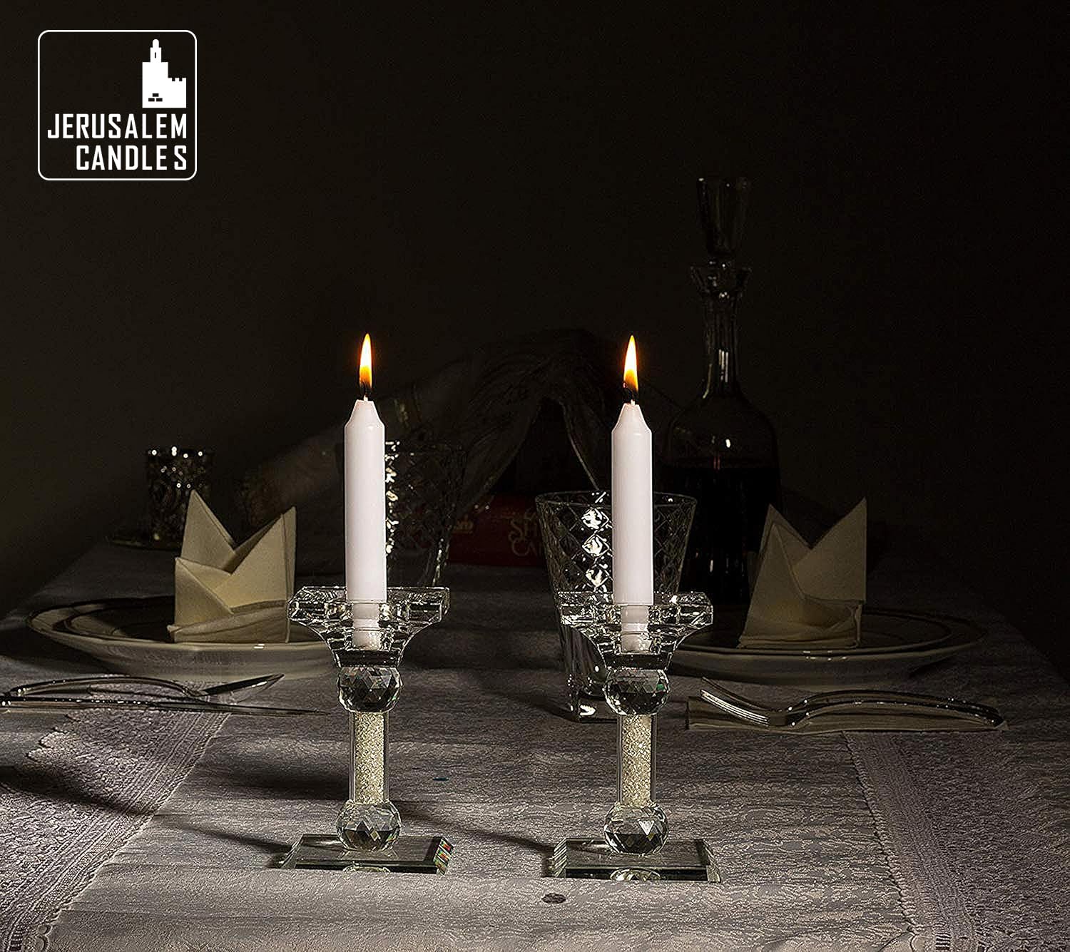 Świece Shabbat - tradycyjne świece Shabbos - 3 godziny - 2 sztuki x 72 świece, (144 świece)