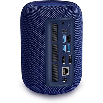 Mini PC AMD Ryzen 5 7640HS Mini Computer up to 5.0GHz 16GB DDR5 2x8GB RAM 512GB SSD Micro Desktop Computer 4K Triple Display HDMI + DP + USB4/Internal Speaker/2.5G LAN/WiFi6 for Gaming/Office