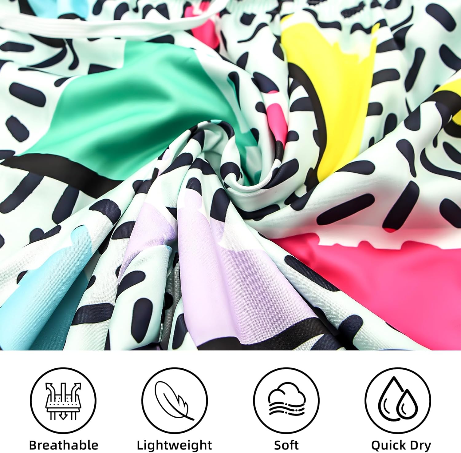 80s 90s Mens Joggers Pants Sports Funny Workout Running Printed Retro Sweatpants Casual Track Pants with Pockets - Image 4