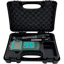 Portable Fluorescent Dissolved Oxygen Meter digital DO meter with 3.5m Probe Dissolved Oxygen Measurement Range 015mg/L or 0119.9% Solution 0.1 mg/L Accuracy 3.0% FS