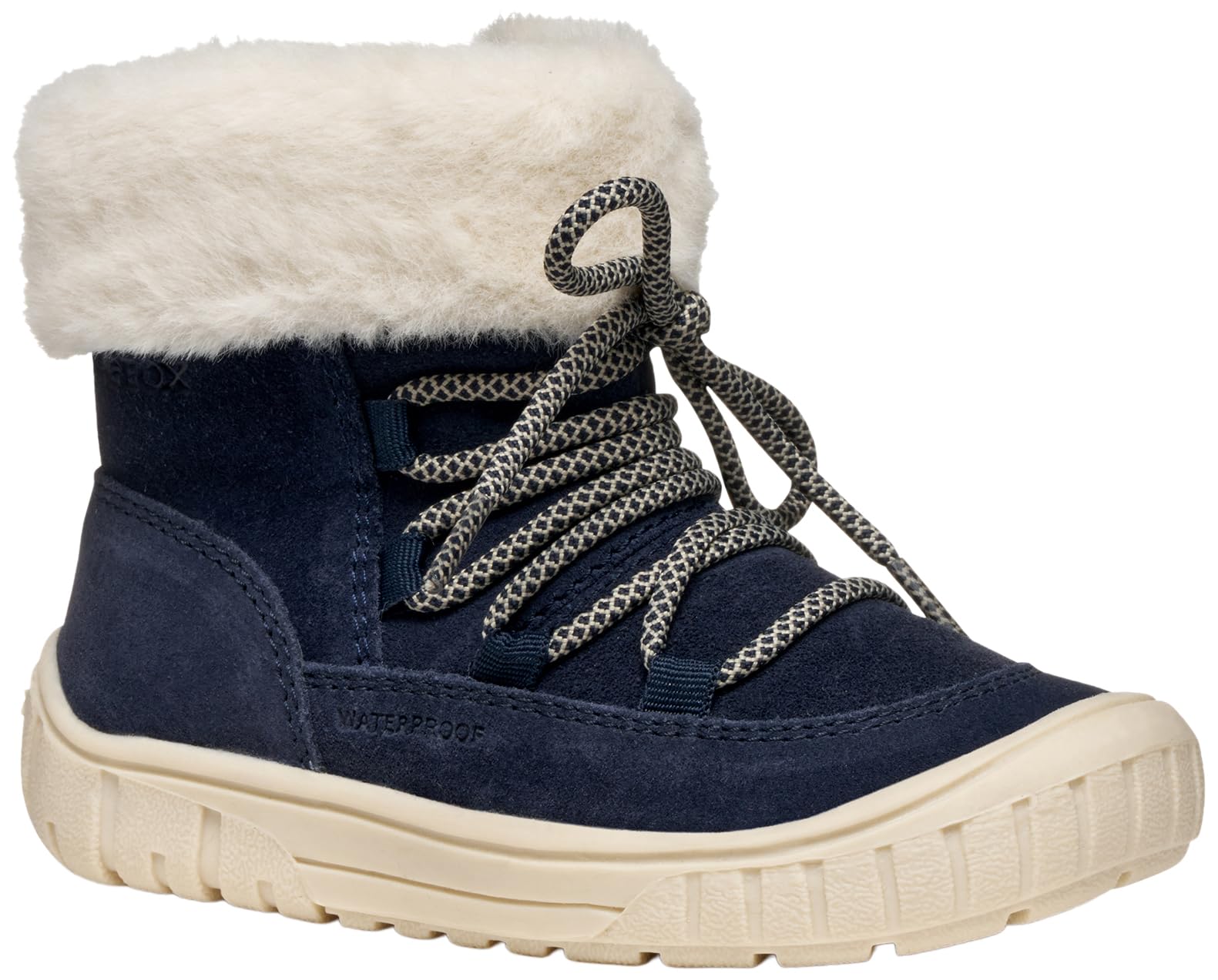 Geox Baby Girls Bomargirlwpf Ankle Boot, Blue, 4.5 UK Child