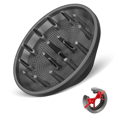 YTCHYYSK Accesorios para secador de pelo Dyson Supersónico HD01 HD02 HD03 HD04 HD08, difusor para cabello rizado ondulado con cepillo de limpieza de