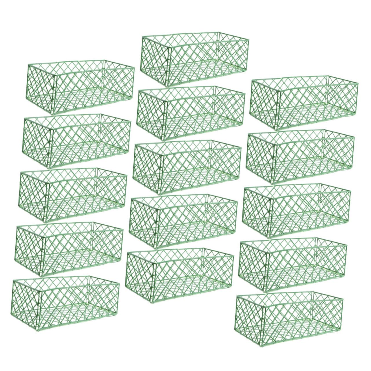 VINTORKY 20pcs Flower Mud Holder Square Frames Floral Arrangements Fresh Flower Arrangement Cage Flower Arrangement Holder Floral Arrangement Holder Wall Grid Plastic Bracket Arch