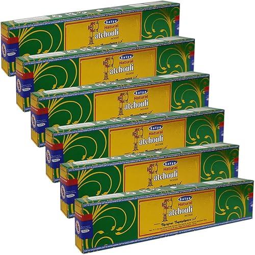 Vista 48 de Satya Sai Baba Nag Champa - Varitas de incienso de 0.53 oz y soporte - Paquete de 6 (aproximadamente 90 varillas)