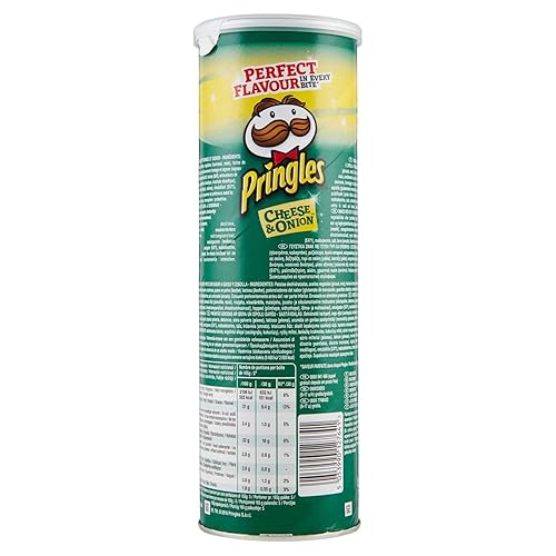 Miniatura 3 de Pringles Queso y cebolla  Pringles Crisps  Chips con sabor a queso y cebolla  Pringles de queso y cebolla  Peso total de 5.82 onzas