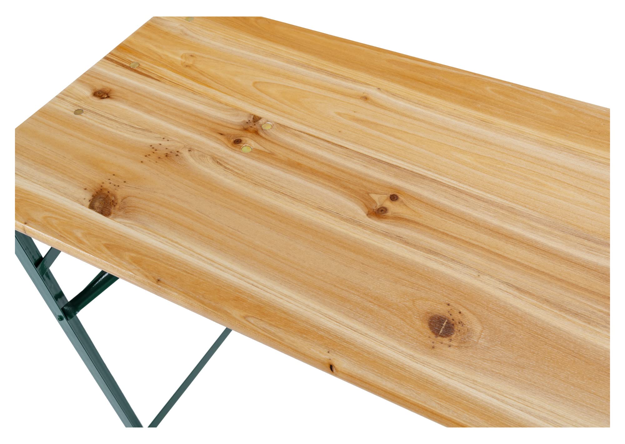 Stagecaptain BBT-119 Hirschgarten Bierzelttisch 119 cm - Robuster, kurzer Biertisch (119 cm lang) - Lackierte Oberfläche - Zusammenklappbar - Einfach zu verstauen und transportieren
