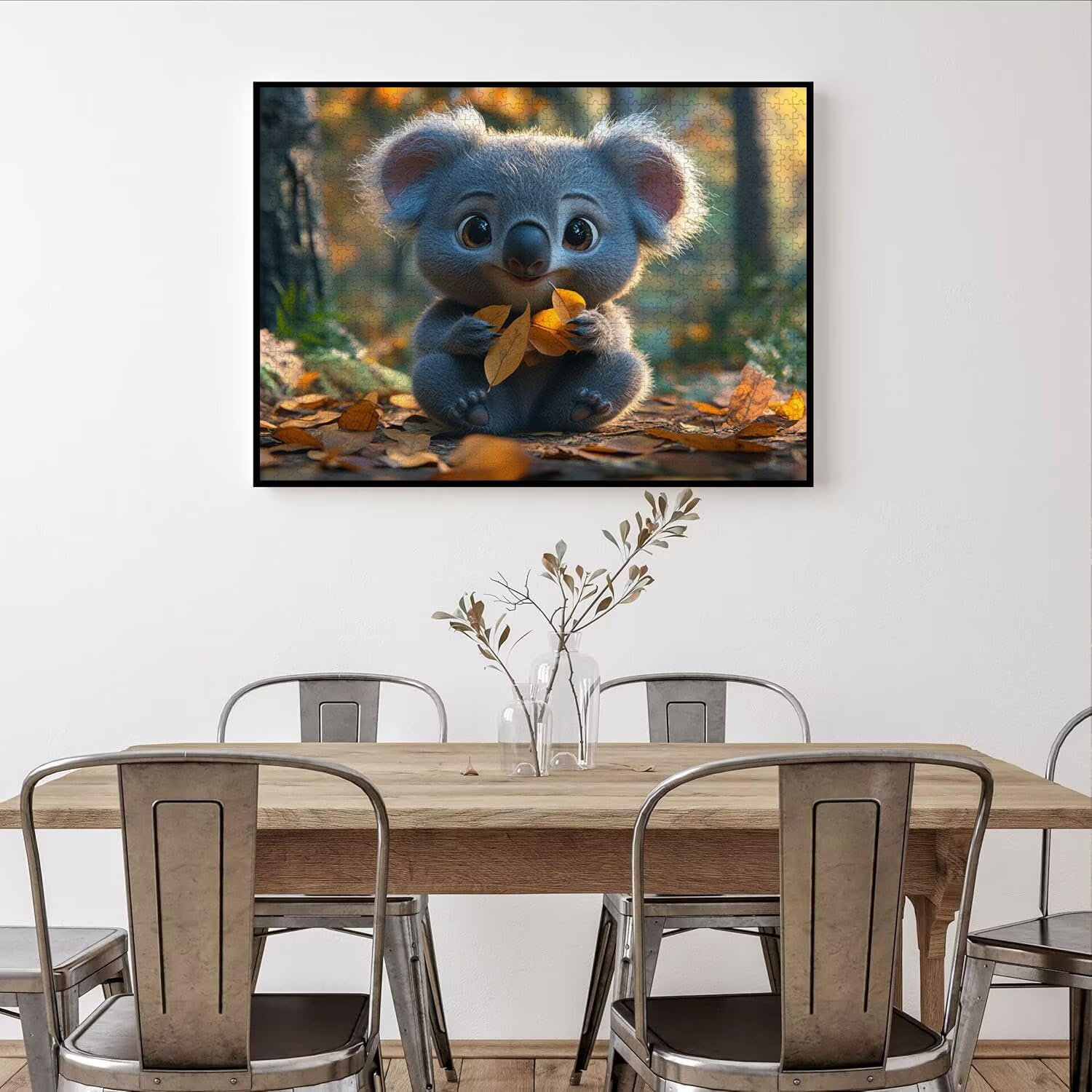 Puzzle 2000 Pezzi Koala Puzzle Classici per Gioco Familiare, n-376 | Impossibile Puzzles, Intrattenimento Creativo, Rilassamento Intelligence, Regalo per Amore e Amico, Decorazioni Casa, Foglie
