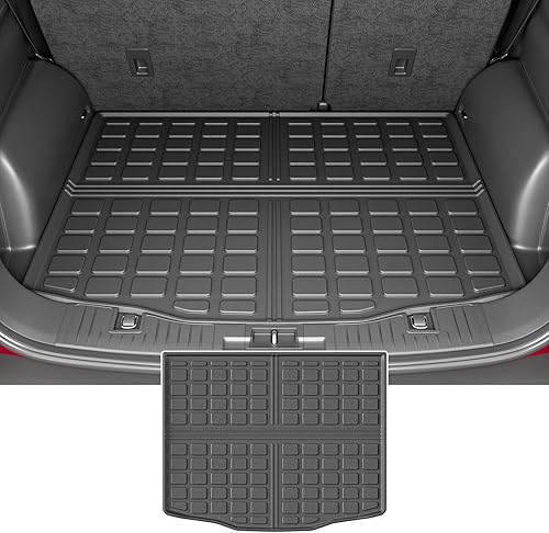 Miniatura 7 de powoq Alfombrilla de maletero compatible con Ford Escape Cargo 2020-2025, protección para todas las estaciones, forro de carga de elastómero
