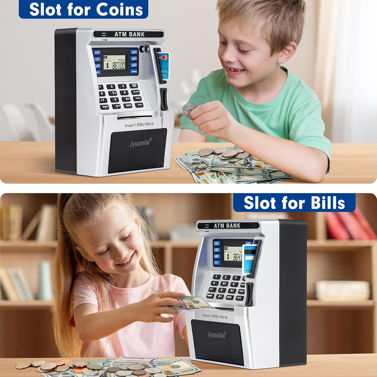 Unlock Savings Fun: The Ultimate ATM Piggy Bank for Kids!
