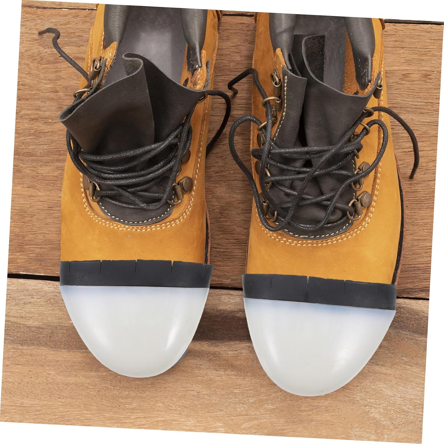 Ergonomic Fit Plastic Toe Inserts for Boots Puncture Proof Work Shoes Toe Caps Protective Toe Covers Size 41