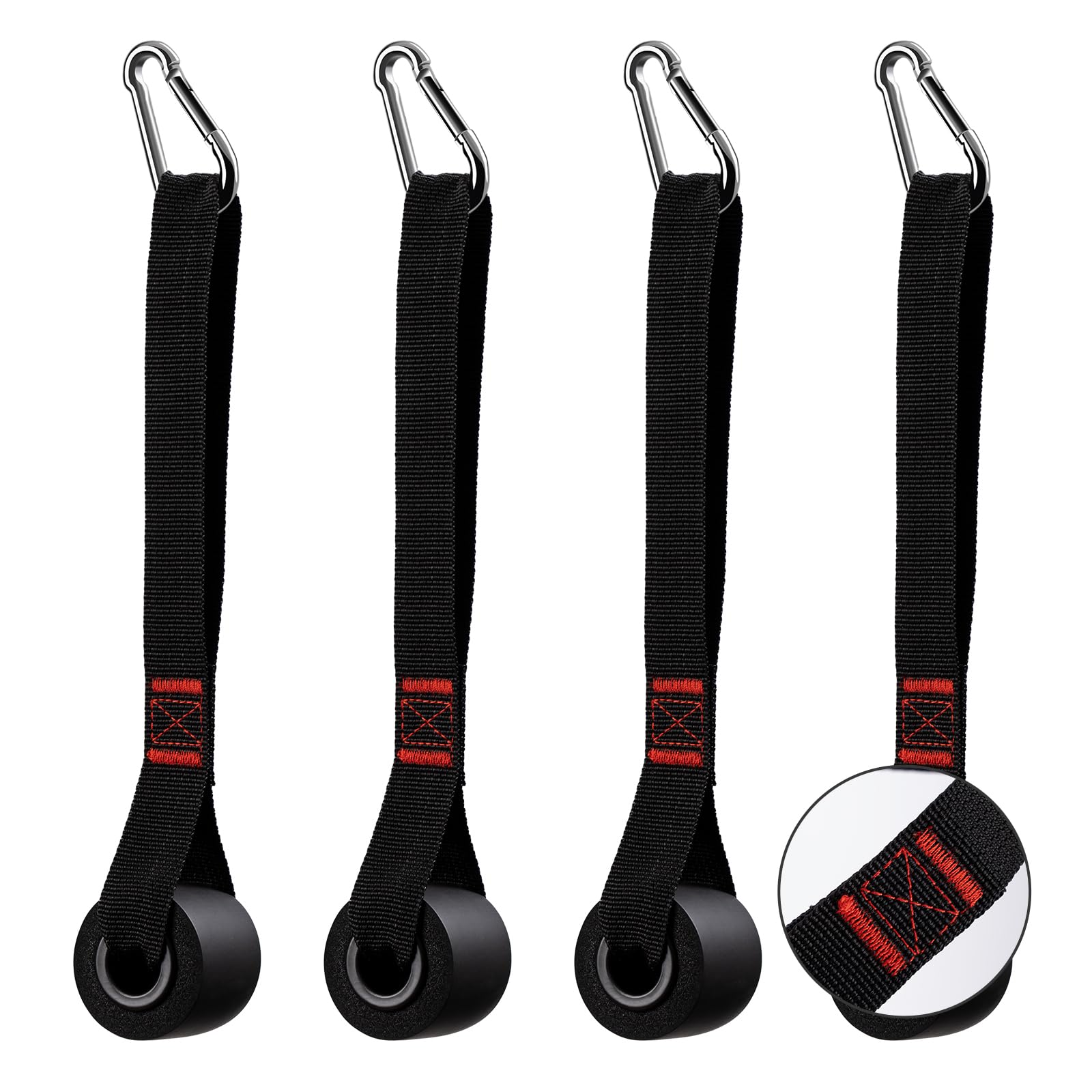 Slim Panda Door Anchor Strap for Resistance Bands, Door Resistance Bands for Workouts, Strength Training, Portable Door Gym Attachment for Home Fitness, Multi Point Anchor Workout Equipment