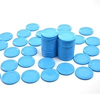 Vista 8 de Smartdealspro 64 unidades de 1.260 in/1.26 pulgadas de plástico opaco para contadores de aprendizaje, mini fichas de juego de fichas de póquer