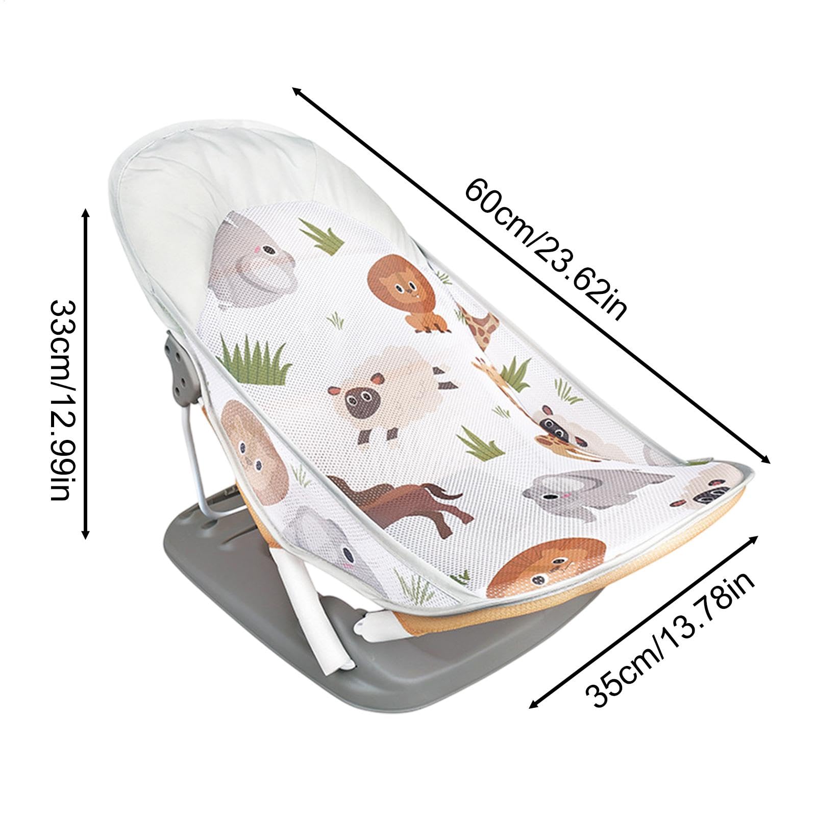 Supporto da bagno per il bambino sedile da bagno pieghevole per bagno