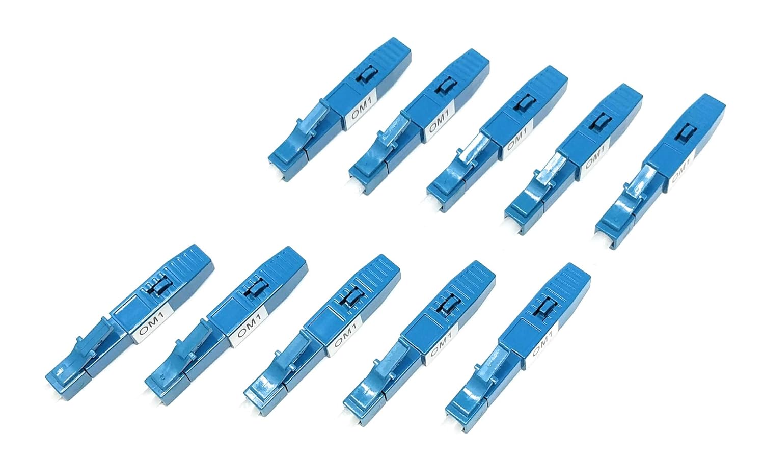 Ultra Spec Cables LC-UPC OM1 62.5/125 Multimode Fiber Optic Connectors (10 Pack) - Quick Connector, Fast Connector