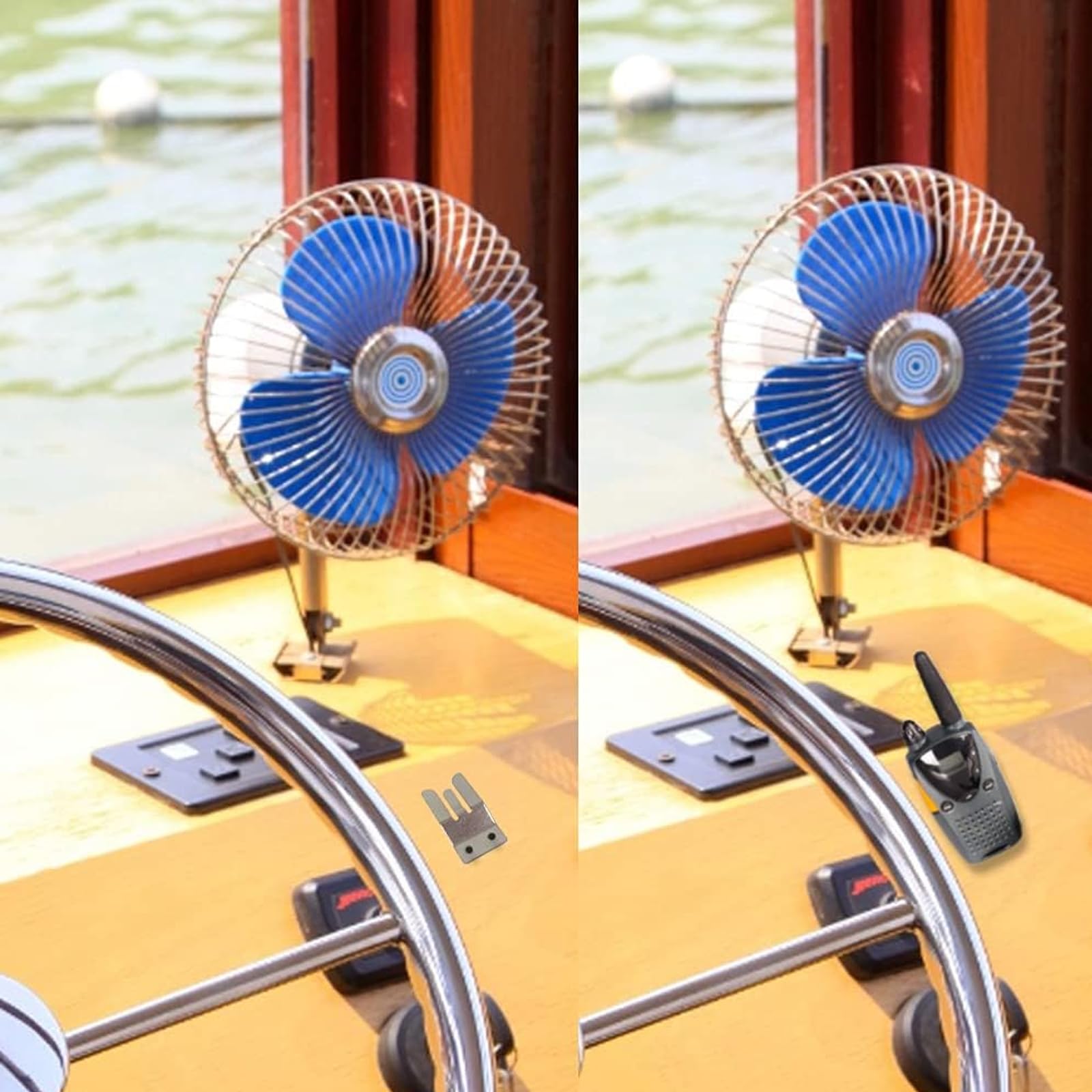 Marine Boat - Supporto Per Microfono Radio A 2 Vie CB/Ham VHF, In
