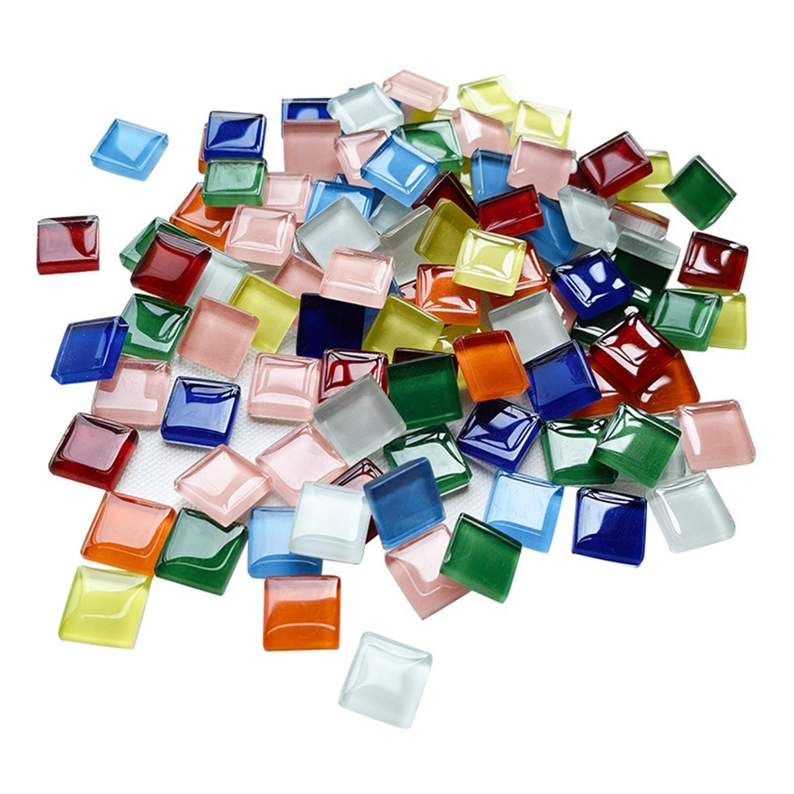 Xulvoz Mix-200Pcs-200G Mosaic Tiles 200/800Pcs Mixed Color Crystal Mosaic Tiles - Geometric Pattern For Diyhome Decor, Art Projects, And Crafts