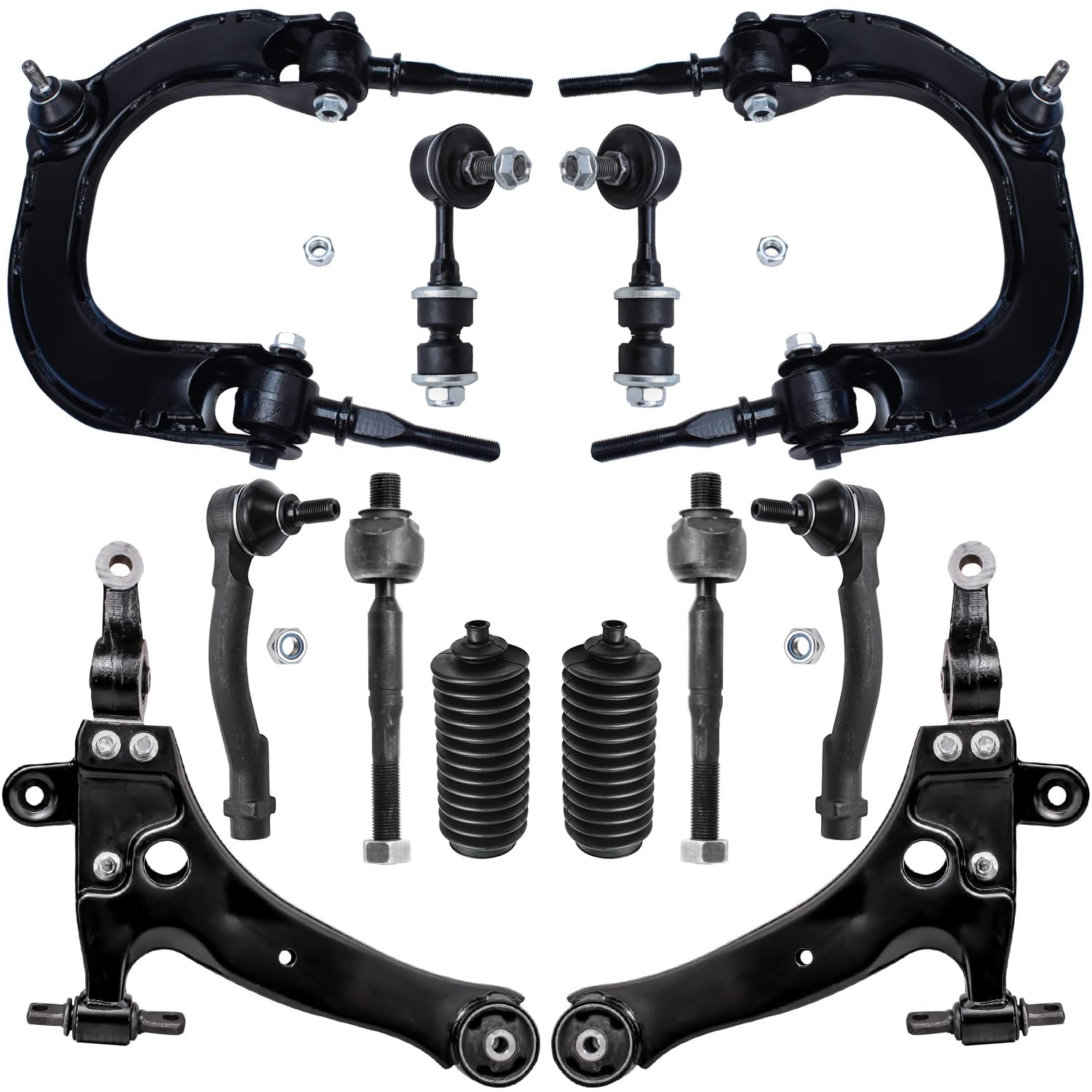 Detroit Axle - 12pc Front End Kit for 2001-2005 Hyundai Sonata 2001-2006
