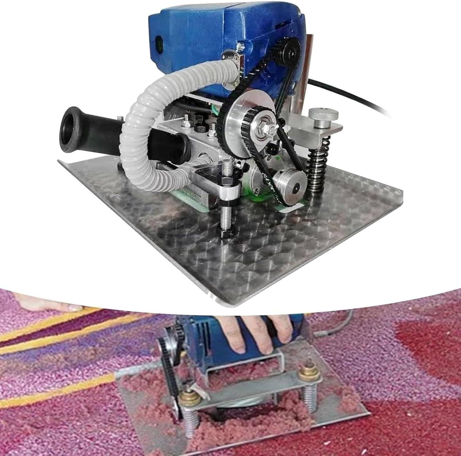 Portable Carpet Shear, 500W High Power 15000 RPM Fast Cutting with 3-Inch Blade for Home Carpet Trimming
